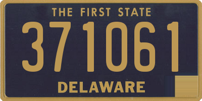 DE license plate 371061