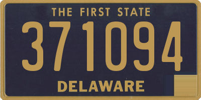 DE license plate 371094