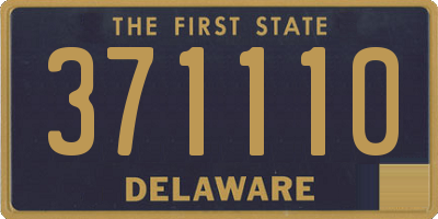 DE license plate 371110
