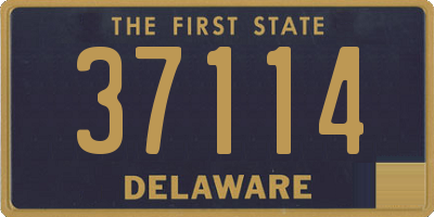 DE license plate 37114
