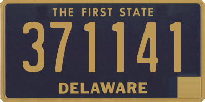 DE license plate 371141