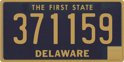 DE license plate 371159