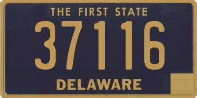 DE license plate 37116