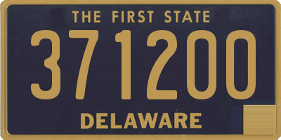 DE license plate 371200