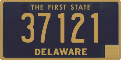 DE license plate 37121