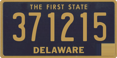 DE license plate 371215