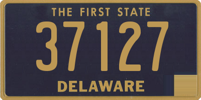 DE license plate 37127