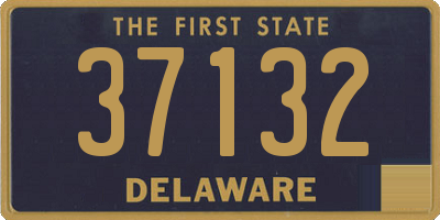 DE license plate 37132