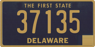 DE license plate 37135