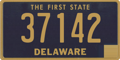 DE license plate 37142