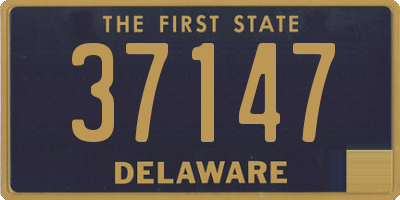 DE license plate 37147
