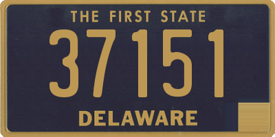 DE license plate 37151