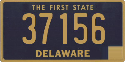 DE license plate 37156