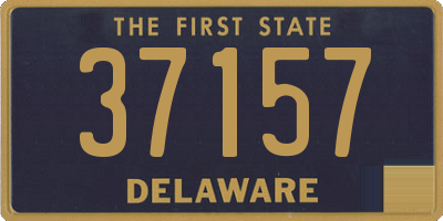DE license plate 37157