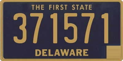 DE license plate 371571