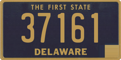 DE license plate 37161