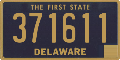 DE license plate 371611