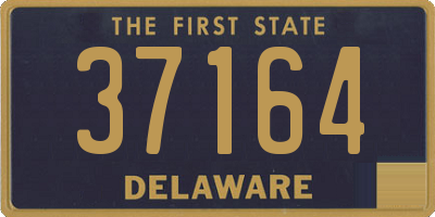 DE license plate 37164
