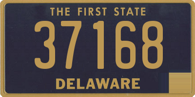 DE license plate 37168