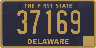 DE license plate 37169