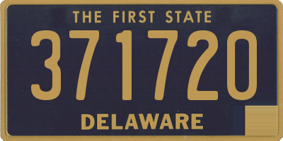 DE license plate 371720