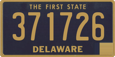 DE license plate 371726