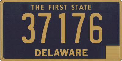 DE license plate 37176