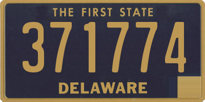 DE license plate 371774