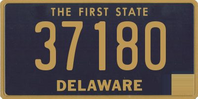 DE license plate 37180