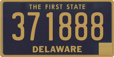 DE license plate 371888