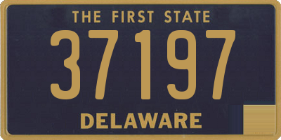 DE license plate 37197