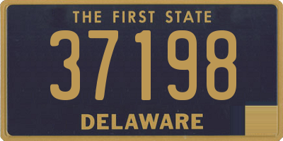 DE license plate 37198