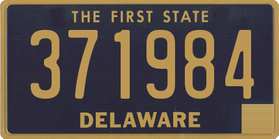 DE license plate 371984