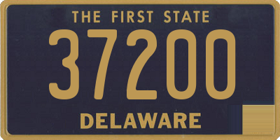 DE license plate 37200