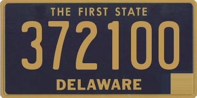 DE license plate 372100