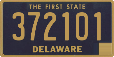 DE license plate 372101