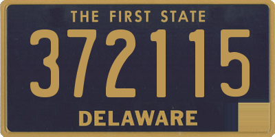 DE license plate 372115