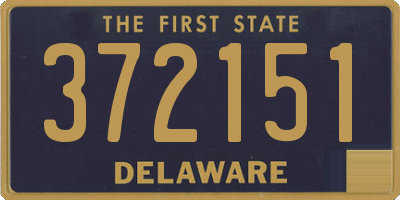 DE license plate 372151