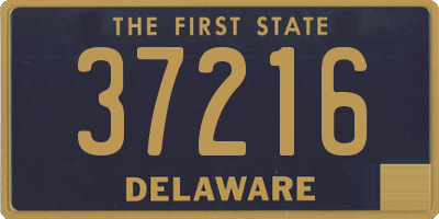 DE license plate 37216