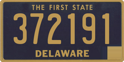 DE license plate 372191