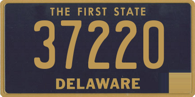 DE license plate 37220