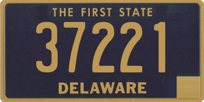 DE license plate 37221