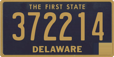 DE license plate 372214