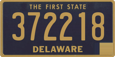 DE license plate 372218