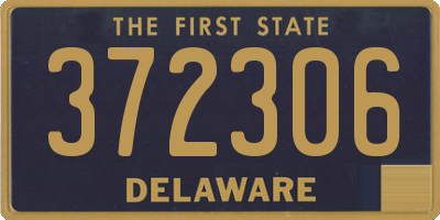 DE license plate 372306
