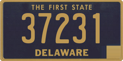 DE license plate 37231