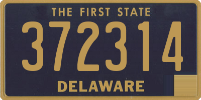 DE license plate 372314