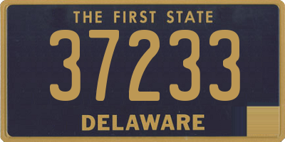 DE license plate 37233