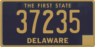 DE license plate 37235