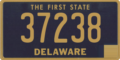 DE license plate 37238